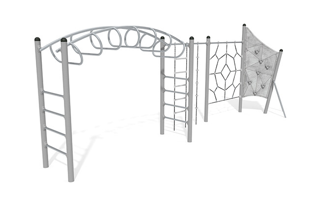 3D rendering af Kletteranlage - Active Kletterbahn
