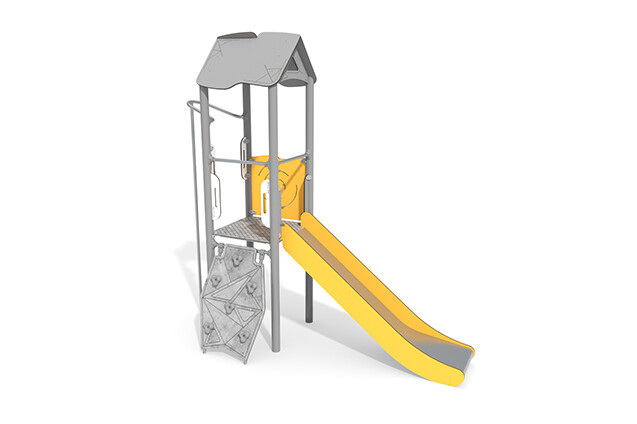 3D rendering af Spielturm - Active einzelner Turm Rutsche