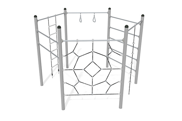 3D rendering af Kletteranlage - Active sechseckig