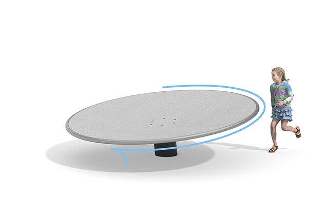 3D rendering af Karussell - Disc groß