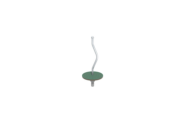3D rendering af Karussell - Pirouette grün Ø 50 cm