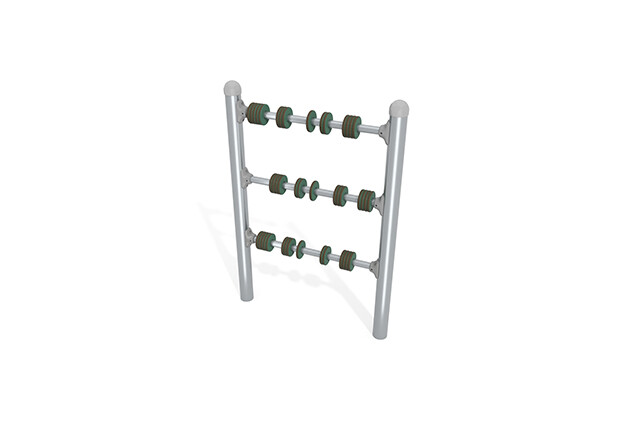 3D rendering af Aktivitätstafel - Sinnes- und Lerntafel grün