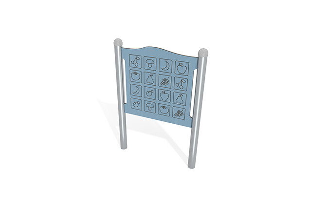 3D rendering af Aktivitätstafel - Finde zwei gleiche blau