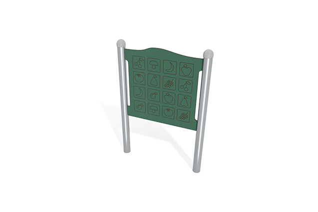 3D rendering af Aktivitätstafel - Finde zwei gleiche grün