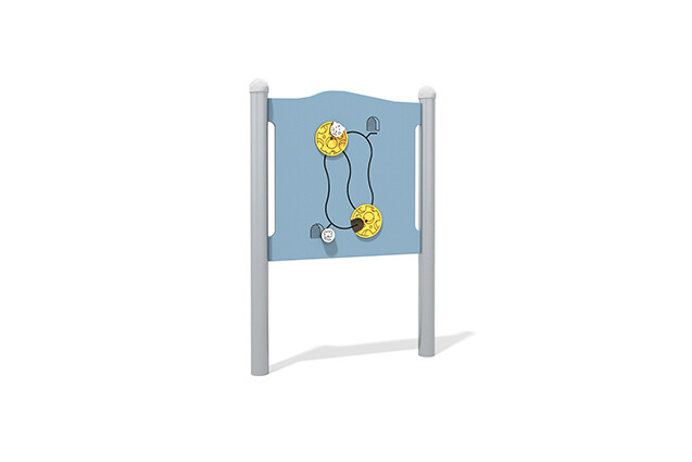 3D rendering af Aktivitätstafel - Katze-und-Maus-Spiel blau