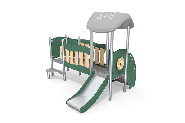 3D rendering af Spielturm - Mini Turmplattform Rutsche