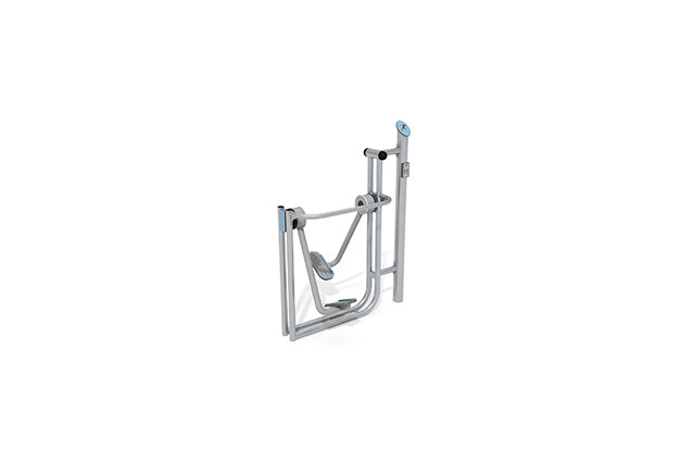 3D rendering af Fitness - Outdoor Inox Air Walker blau