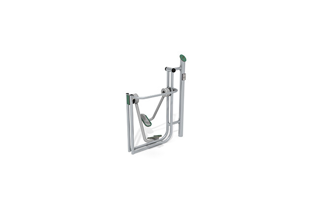 3D rendering af Fitness - Outdoor Inox Air Walker grün