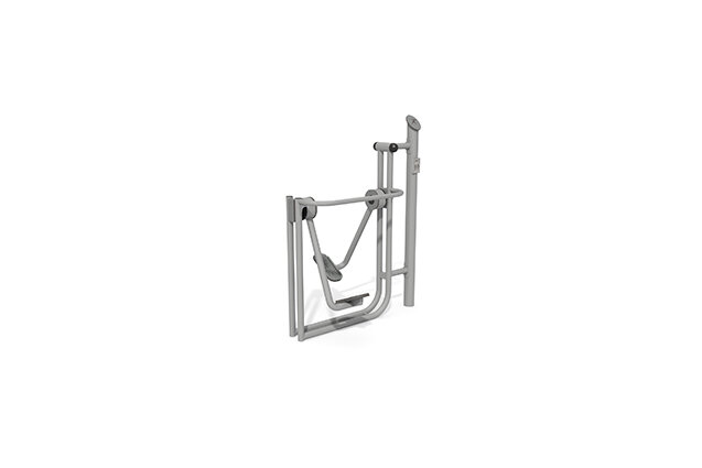 3D rendering af Fitness - Outdoor Air Walker grau