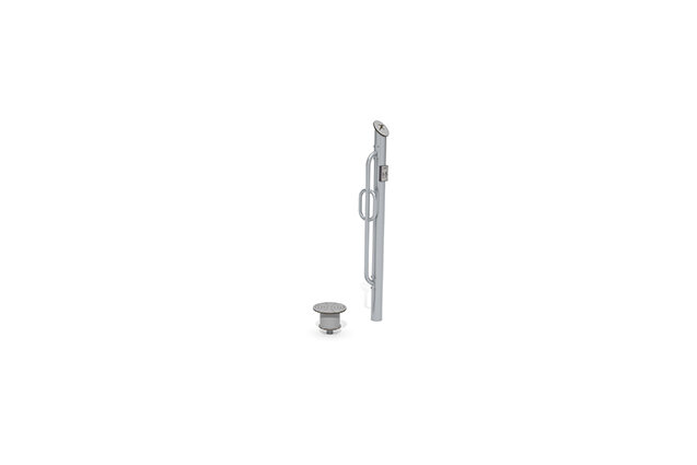 3D rendering af Fitness - Outdoor Inox Standing Twister grau