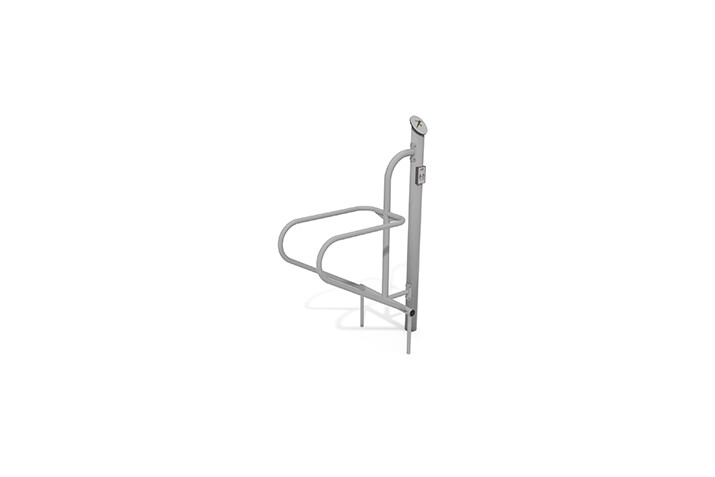 3D rendering af Fitness - Outdoor Dip-Station grau