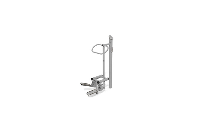3D rendering af Fitness - Outdoor Stepper grau