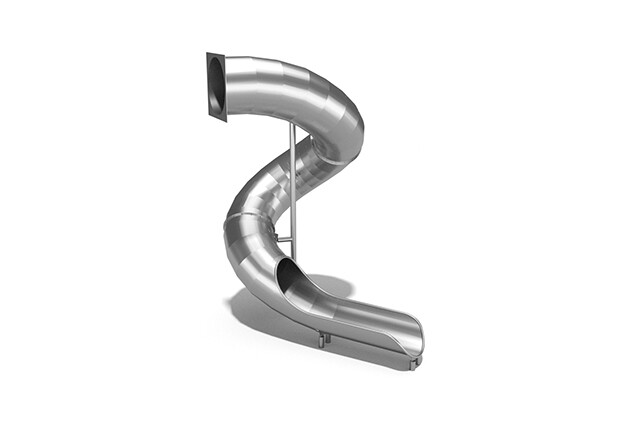 3D rendering af Rutsche - Spirale H 3,3 m