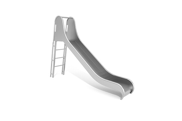 3D rendering af Rutsche - freistehend H 1,2 m