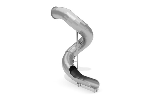 3D rendering af Rutsche - Spirale H 4,2 m