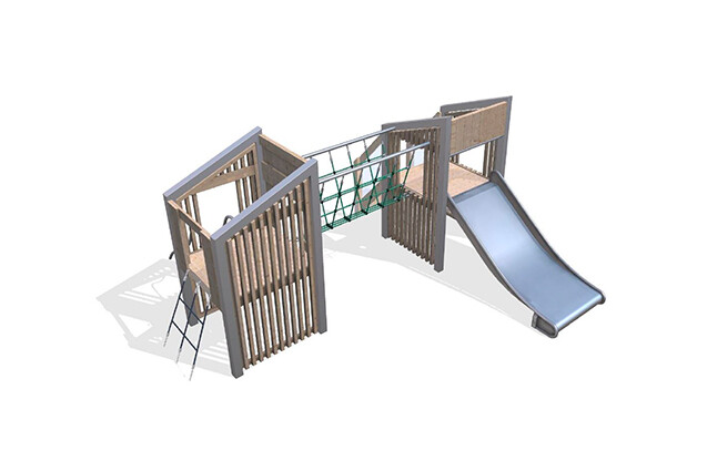3D rendering af Spielturm - Arthur Paket 4