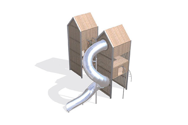 3D rendering af Spielturm - Arthur Paket 9