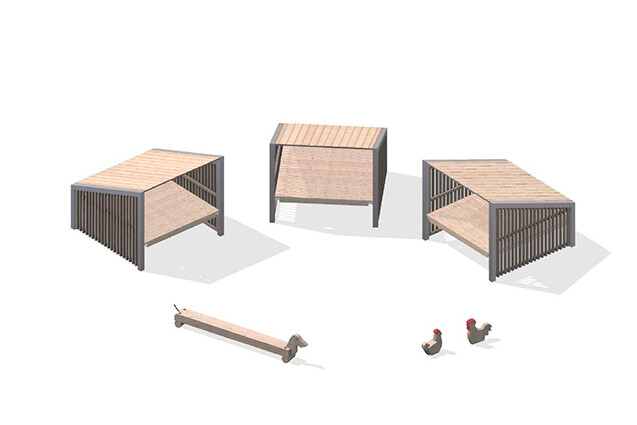 3D rendering af Spielhaus - Arthur Paket 14
