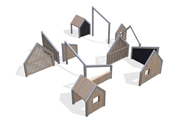 3D rendering af Spielhaus - Arthur Paket 22