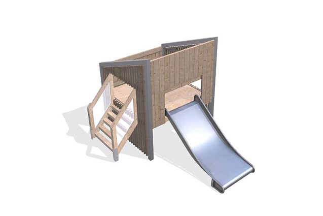 3D rendering af Spielturm - Arthur Paket 31