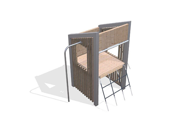 3D rendering af Spielturm - Arthur Paket 34