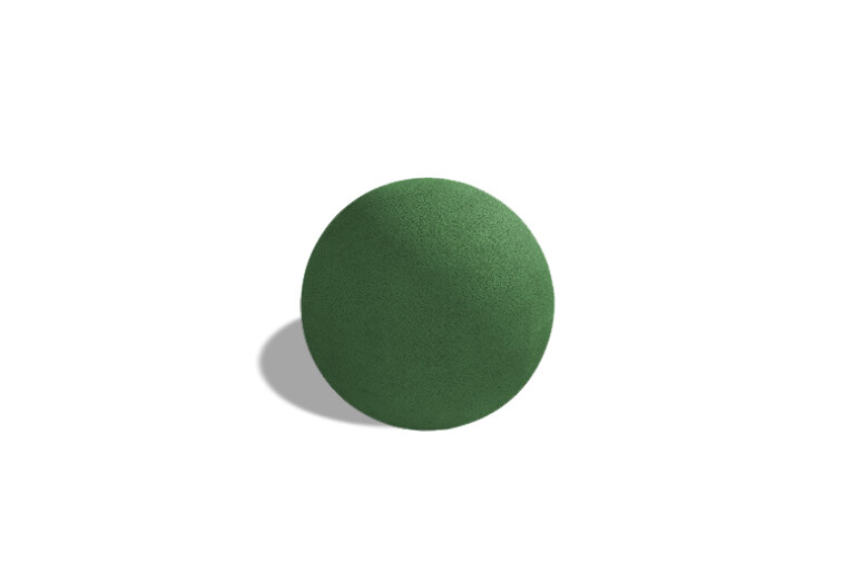 3D rendering af Spielskulptur - Gummikugel EPDM Ø 0,7 m