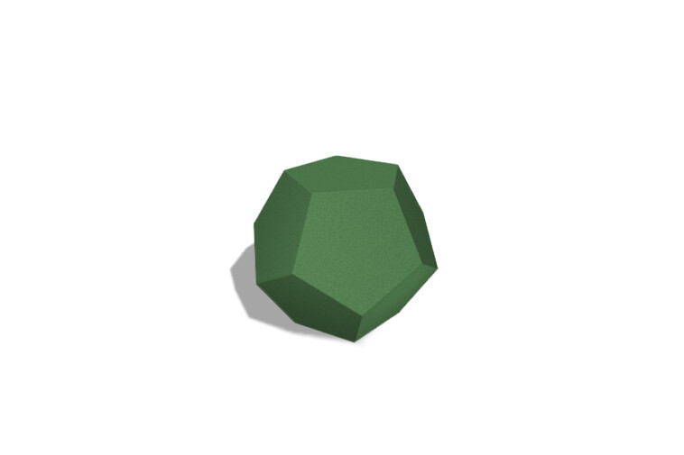 3D rendering af Spielskulptur - Gummidiamant EPDM