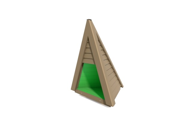 3D rendering af Spielhaus - Minitipi mit halber Öffnung am Boden