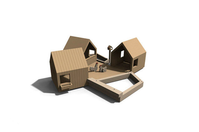 3D rendering af Spielhaus - Olivia Paket 1