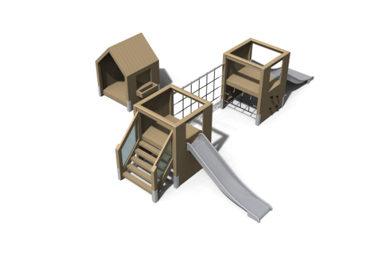 3D rendering af Spielturm - Theodor Paket 9