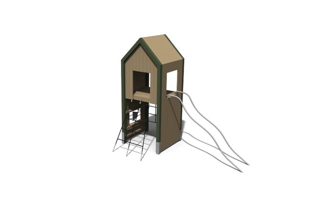3D rendering af Spielturm - Theodor Paket 20