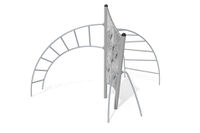 Kletteranlage - Active Kletterwand mit Leitern