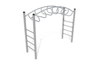 Dschungelspielplätze - Active gebogene Hangelstrecke Leitern