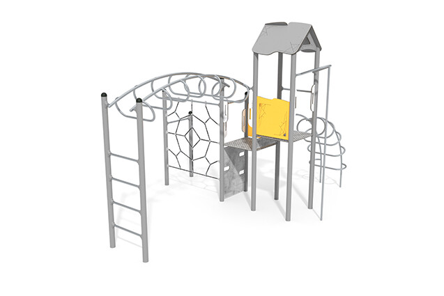 Spielturm - Active doppelter Turm Hangelleiter