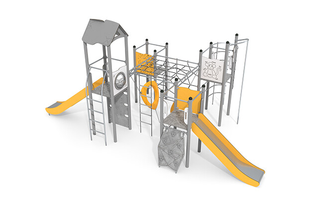 Spielturm - Active vierfacher Turm Kletterbahn