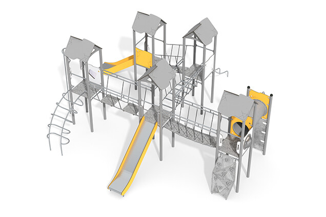 Spielturm - Active fünffacher Turm Spielanlage