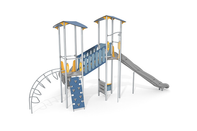 Spielturm - Aquarius INOX doppelter Turm