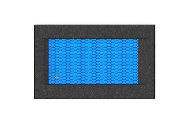 Trampolin - rollstuhlgerecht mit Rampen