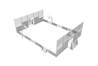 Mehrzweckplatz - Sport Arena 1, 20,76 x14,56 m grau