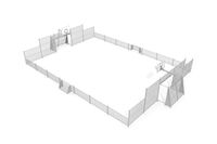 Mehrzweckplatz - Sport Arena 2, 20,76 x 14,20 m grau