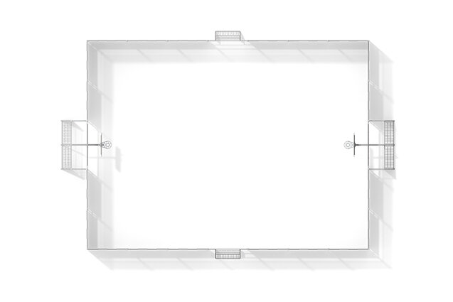Mehrzweckplatz - Sport Arena 3, 20,76 x 14,20 m grau