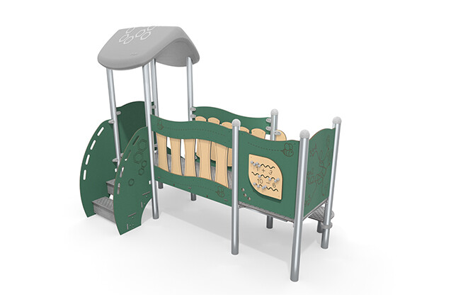 Spielturm - Mini Turmplattform Rutsche