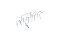 Fitness - Street Workout Inox Mulit-Gym XL blau