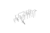 Fitness - Street-Workout Multigerät XL grau