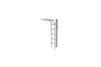 Fitness - Outdoor Klimmzug-Leiter grau