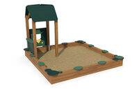 Sandkasten - ECO Sandkasten und Spielhaus