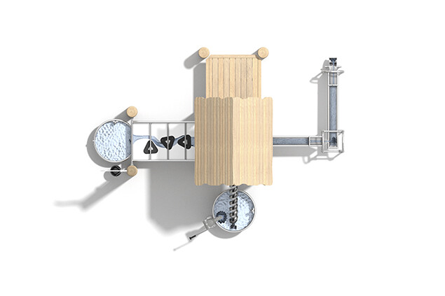 Wasserspiel - Robinia-Wasserspielsystem mit Wasserwerk