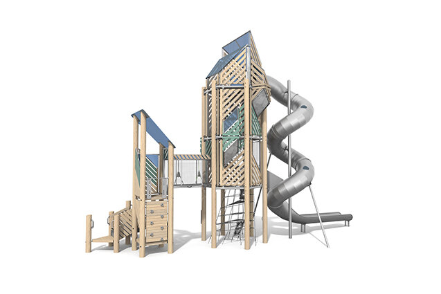 Spielturm - Mega Robinie 3