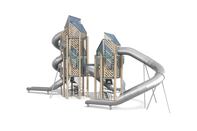 Spielturm - Mega Robinie 6