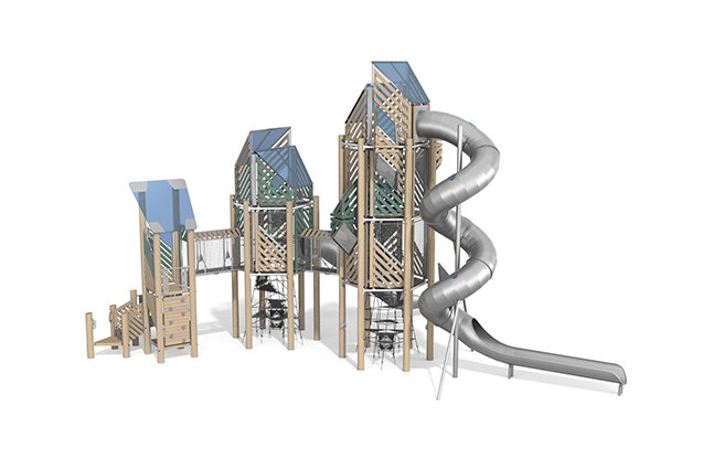 Spielturm - Mega Robinie 7